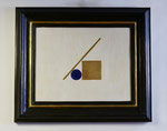 4.1 Goldenes Quadrat mit Rahmen, 47 x 55, 2011
