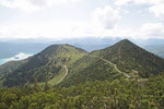 Aufstieg zum Herzogstand, Blick auf den Kochelsee