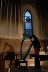 Récital de harpe. Photo L. Vibert