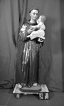 Rossens, Eglise paroissiale, Delin & Frères, St-Antoine avec Enfant, XIXème siècle