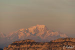 Coucher de soleil sur le Mont Blanc...
