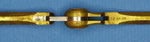 Signature 'L. Esser Arau' on inside leg of large compass, common on Hommel-Esser compasses after 1833.