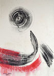 Abstraktion,sumi-e/1988/48,0x69,0cm/ ID: 8S78-1011