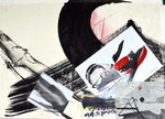 Collage/1988/71,0x50,0cm/ ID: 7S64-0888