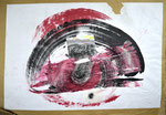 Collage auf Packpapier/95,0x65,0cm/ ID: 7S56-0883 