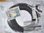 Zen-Kreis, Collage/60,0x46,0cm/ ID: 7S68-0892