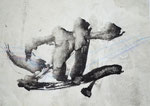 Vorderseite: Kalligraphie, sumi-e/24,0x18,0cm/ Rückseite: Zen-Kreis, ohne Foto/ ID: 8S114-1047