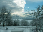 Terrasse im Winter