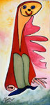  Freundlich sitzendes Wunder, Acryl auf Holz, 49x100 cm, 250 €