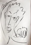Jetzt, Kohle auf Papier, 42x57 cm, 250 €