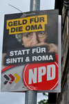 Hetze, Diskriminierung oder Meinungsfreiheit? Plakat in Nürtingen im Mai 2014, Foto: Manuel Werner, 2014