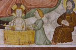 Fresco (Ausschnitt), Krypta,Santa Maria del Monte 