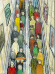 Auf und Ab (2025) 18 cm x 24 cm | 250 €
