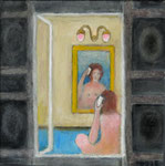 Anruf in der Nacht (2025) 20 cm x 20 cm | 200 €