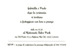 Cartolina invito "Matrimonio Paolo Gallinari" retro