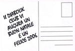 Cartolina auguri 2006 retro