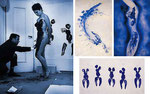 Yves  Klein "Abdrücke" Bild und Performance