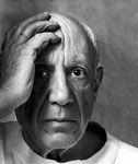 Pablo Picasso "Ich suche nicht, ich finde"