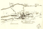 1838 Plano de Santander y de la línea de fuertes que defendían la ciudad, por José María Mathé