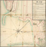 1759 "Plano del Castillo y Muelles de la Ciudad de Santander"
