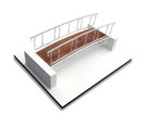 Fussgängerbrücke M.:1:50, Entwurf M.Frei, studio 1zu500