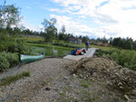 Hier in Lisma begann unsere Paddeltour