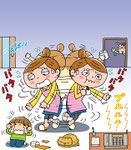 「育児のミカタ」日めくりカレンダーイラスト/芸術生活社