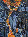 LITTLE BLACK 2023 Acryl auf Leinwand 40 x 30