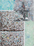 WHITE PIECE 2023 Acryl auf Leinwand 40 x 30