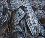 DARK FAULT 2023 Acryl auf Leinwand 50 x 60 cm