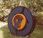 Rad-Plastik, Holzrelief, 1971