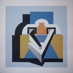 Raumvorstoß I, Serigraphie, 1972