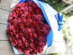 赤薔薇54本＋ピンク系薔薇54本　結婚してください