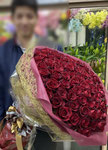 赤薔薇108本