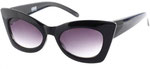 Solid Black Cat Eye Sunglasses, ASOS