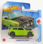 Hot Wheels Honda Civic Custom '73