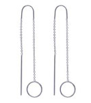 Sterling Silver 9mm Circle Threads - $95