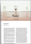 riss(e) n° 2, September 2013, graphic design Mattia Fontanella