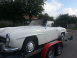 Mercedes-Benz 190 SL mit neuem Verdeck