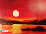 Sonnenuntergang 80 x 100