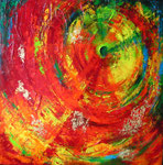 Abstraktes 60 x 60 verkauft
