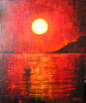 Sonnenuntergang 50 x 60 verkauft