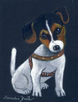 Hund - Farbstiftzeichnung