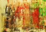 Abstraktes Bild 2012     Acryl und Tempera auf Leinwand