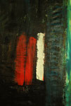 Abstraktes Bild 2012     Acryl auf Leinwand