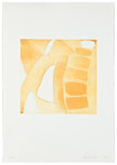 Monika Humm Aquatinta 3 - yellow-ochre 4, PG 26,5x27 cm, Bütten 57x39cm
