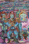 Meneken, 2014, Acryl auf Leinwand, 90 x 60 cm