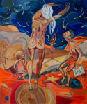 Sternschnupper, 2020, 120x100 cm
