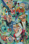 Distroui, 2018, Acryl und Lack auf Leinwand, 150 x 100 cm (Privatsammlung Dinkelsbühl)