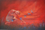 Dynamiek van seizoenen. 2023, 80x120 cm.